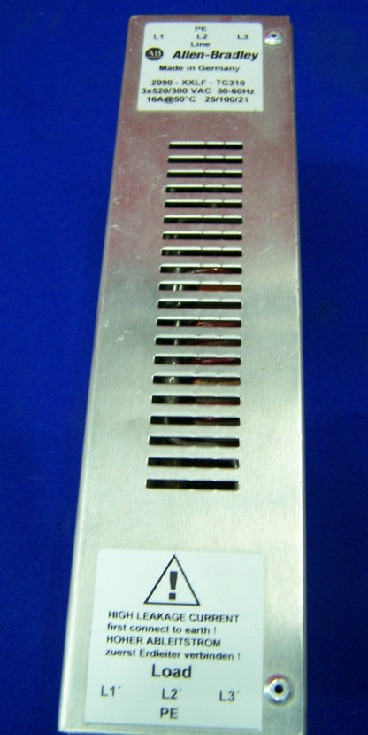 Allen-Bradley Allen Bradley AB 198778-Q01 2090-XXLF-TC316 BÜRSTENLOSER LEITUNGSFILTER