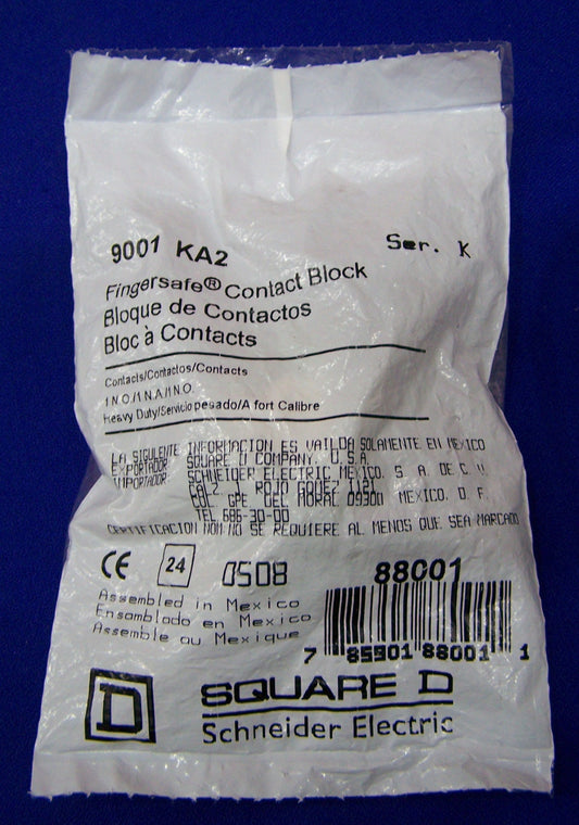 SQUARE D SCHNEIDER ELECTRIC 9001 KA2 SERIE K BLOCCO DI CONTATTO ANTIDITA