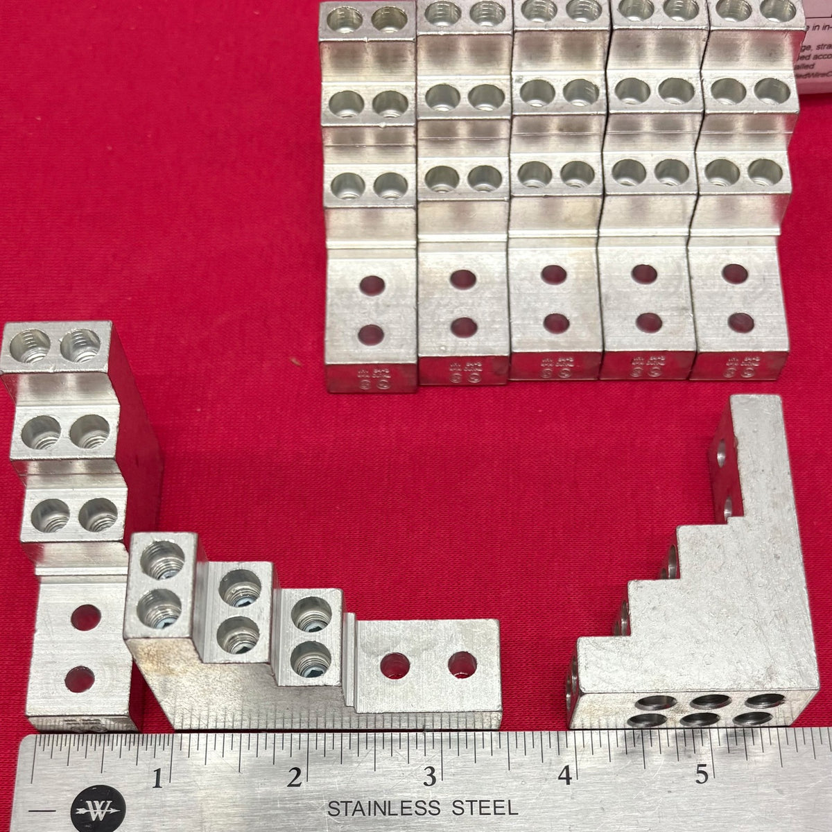 ADVANCEMENT INT'L LUGNUT 6S4-3-21-28-HEX 4 AWG TRIPLE WIRE LUG - 1 PKG QTY 9