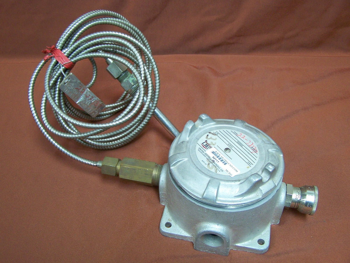 UNITED ELECTRIC CONTROL CO. 88 B 70-370 GRAD F EINSTELLBARER THERMOSTAT GEFAHRENSPERRE