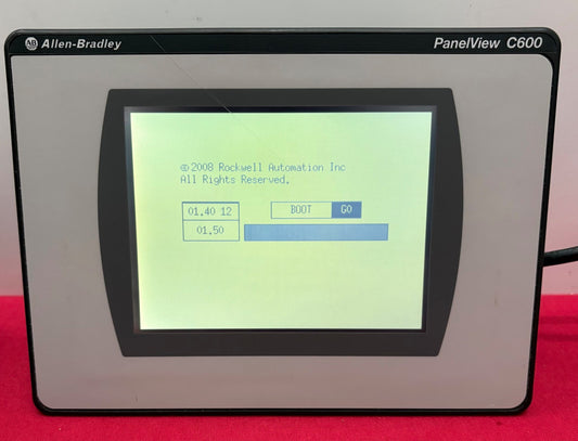Allen-Bradley / Allen Bradley / AB PANELVIEW C600 2711C-T6M SER.C REV A SCREEN