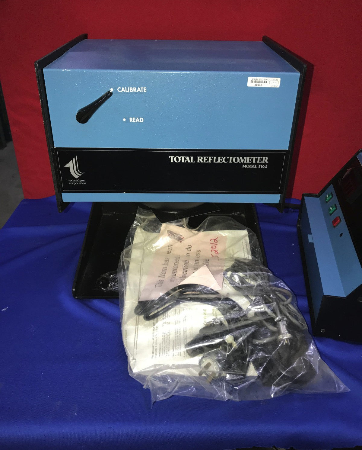 TECHNIDYNE CORP TR-2 TOTAL REFLECTOMETER FOR PARTS REPAIR