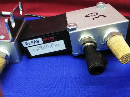 1 LOTE DE 3 VÁLVULAS SOLENOIDES HUMPHREY DE 24 VCC, 8 W, VAC Y 125 PSI