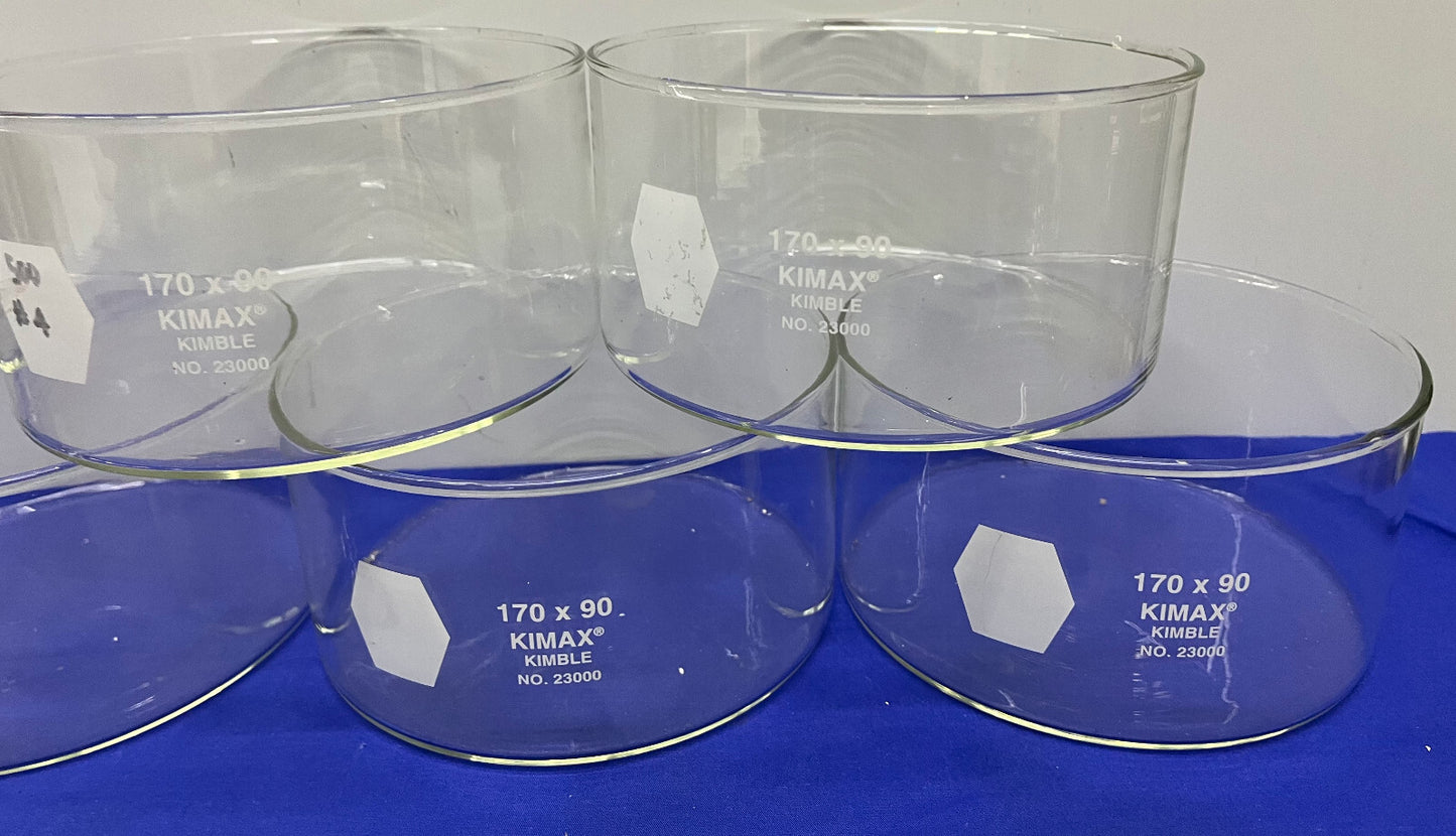 KIMAX® KIMBLE 170 x 90 mm KRISTALLISIERSCHALE 23000 - 1 LOT MENGE 7