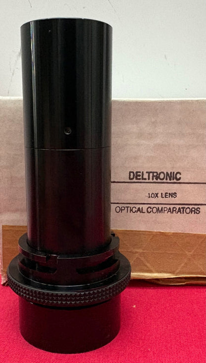 DELTRONIC 10x MAGNIFICATION OPTICAL COMPARATOR LENS - NO MODEL NUMBER - SN 1707
