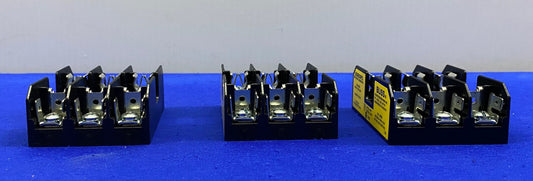 1 LOT QTY 3 - COOPER BUSSMANN / BUSS ®  BC6033PQ FUSEBLOCK
