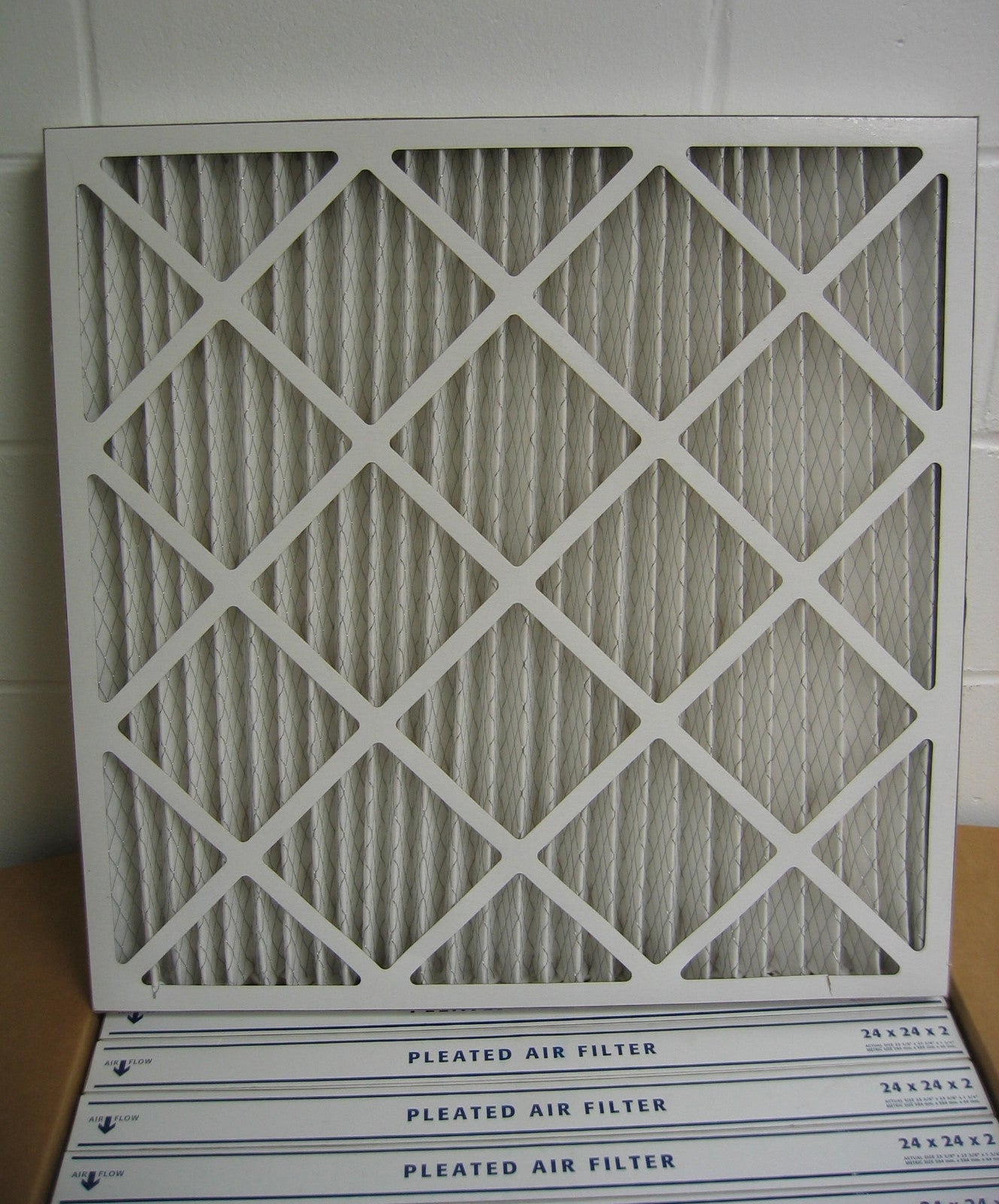AIR HANDLER 6B924, FILTRO PIEGHETTATO AD ALTA CAPACITÀ 24X24X2, VENDUTO COME 1 LOTTO-QTY 12, NUOVO