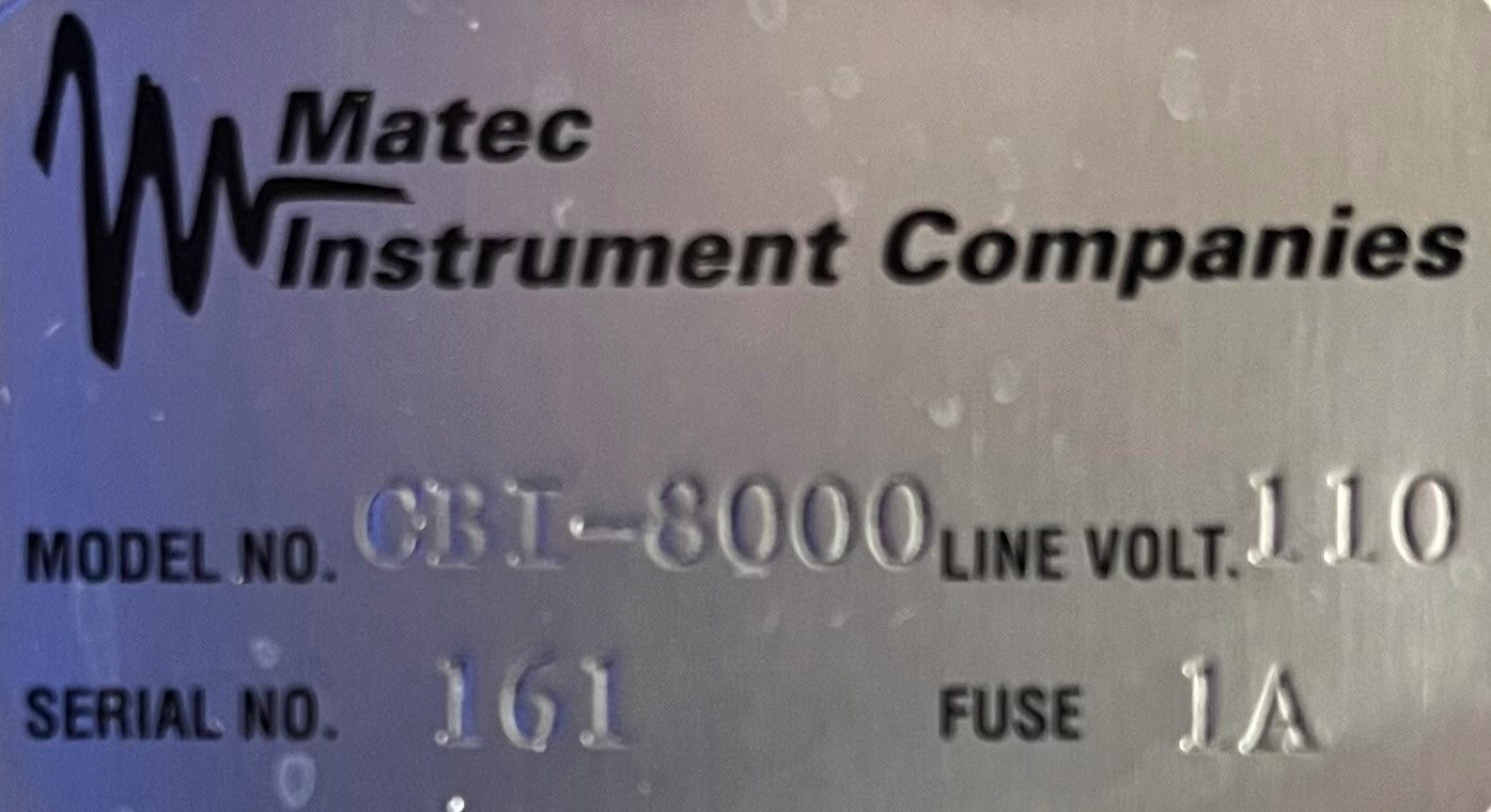 CRYSTAL BIOTECH CBI-8000 システム、いくつかのモジュール/インサートが欠落しています - 部品/修理