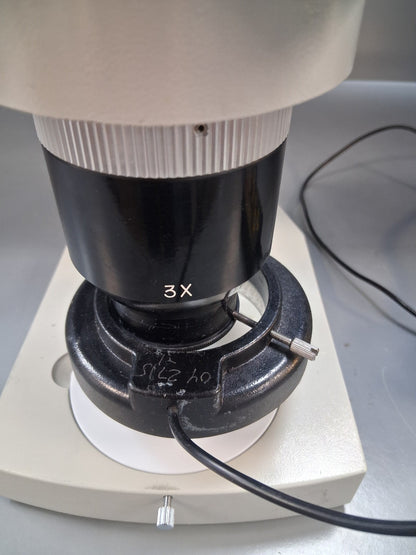 MEIJI EMT TRINOCULAR STEREO MICROSCOPE STAND LED LIGHT Missing Camera, Tube & TV