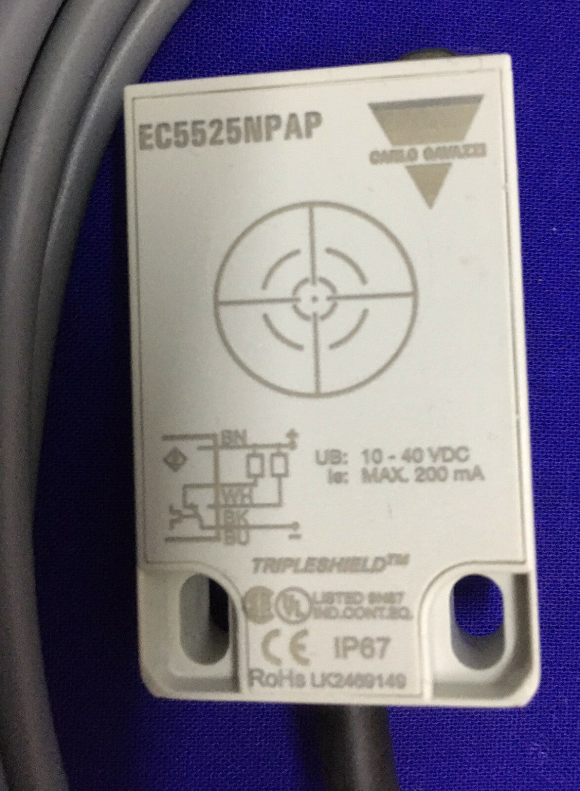 CARLO GAVAZZI EC5525NPAP CAPACITIEVE NABIJHEIDSSENSOR 