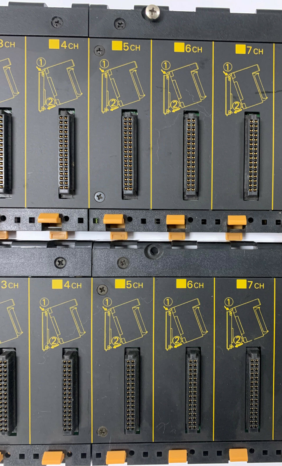 Lot de 2 unités de base CPU Omron 10 emplacements C200HBC101-V2