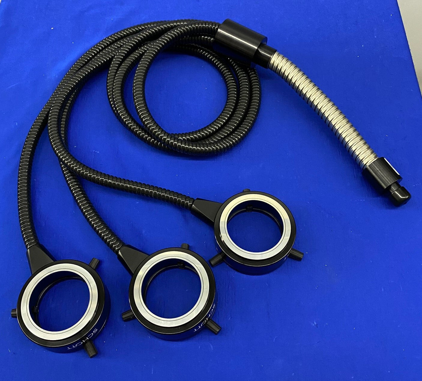 SCHOTT C37392.12.42 1004 - 3 LICHTE GLASVEZELS ILLUMINATOR OPTISCHE LICHTBRON