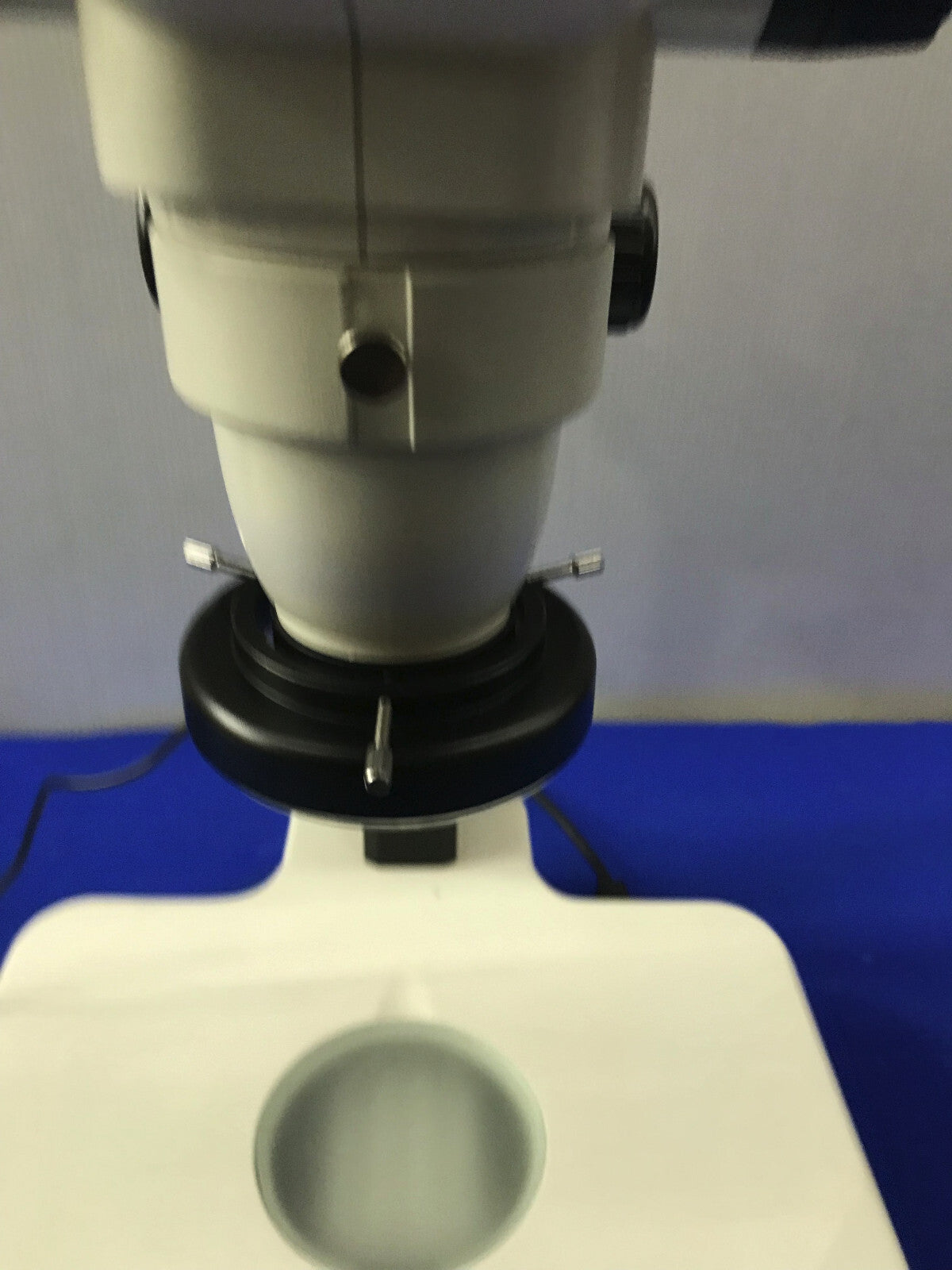 MMBT Ergonomic Backlit LED Track Stand 6.7- 45X Scope with LED Quad Ring Light