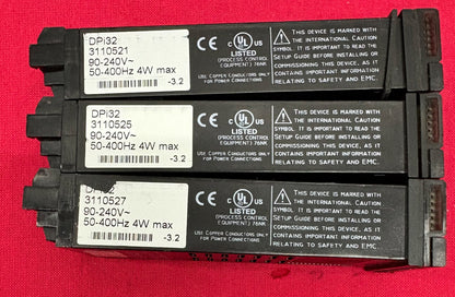 OMEGA PANEL METER DPi32 90-240V 4 DIGIT TEMPERATURE/PROCESS - PARTS/REPAIR/QTY 3