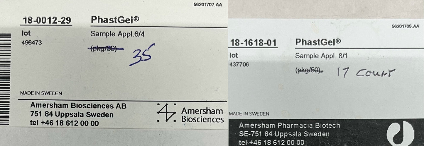 GE PHARMACIA LKB PHASTSYSTEM CODE: 18-1018-23 - PARTS/REPAIR