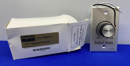 DAYTON ® (1) 1DGV1 A08 SPEED CONTROL SOLID STATE 115VAC
