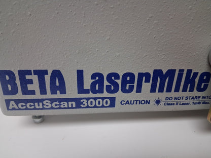 Beta Lasermike Accuscan 3000 DEVICE GA1530-7422-4/A FOR PARTS/REPAIR