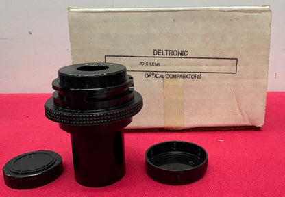 DELTRONIC 20X MAGNIFICATION OPTICAL COMPARATOR LENS - NO MODEL NUMBER