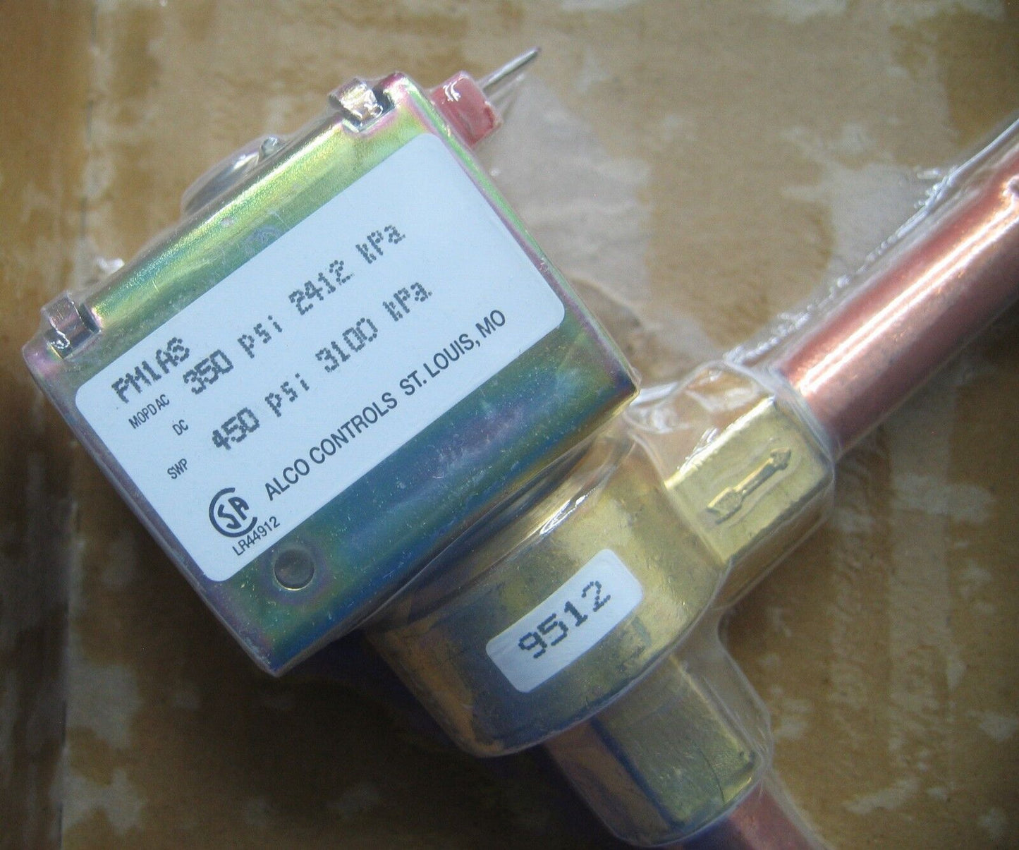 ALCO CONTROLS PM-1AS / PM1AS, REFRIGERATION REFRIGERANT VALVE