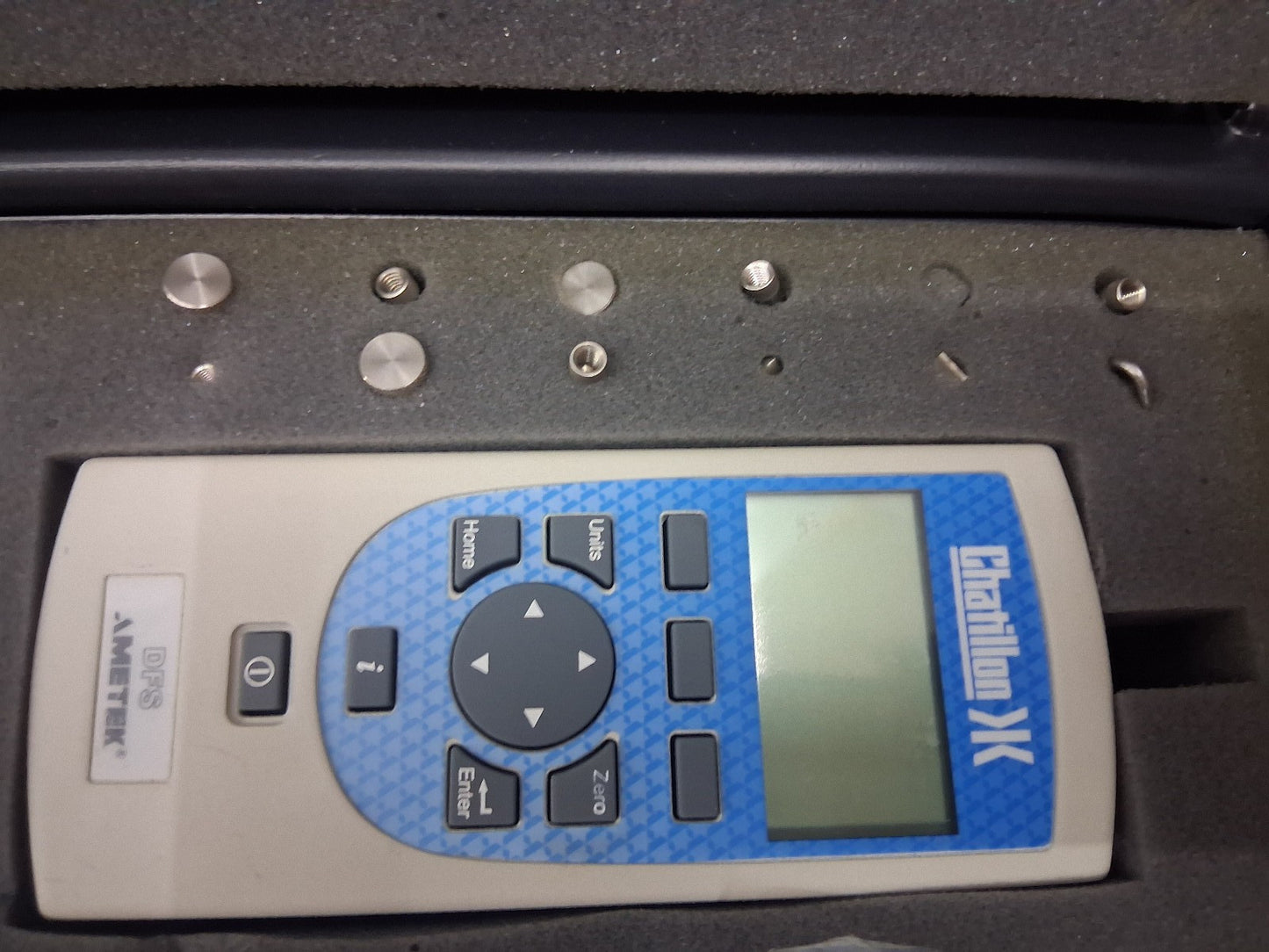 Chatillon Ametek DFS-050 Digital Force Gauge Load Cell  50 lbf w Hard Case Tips