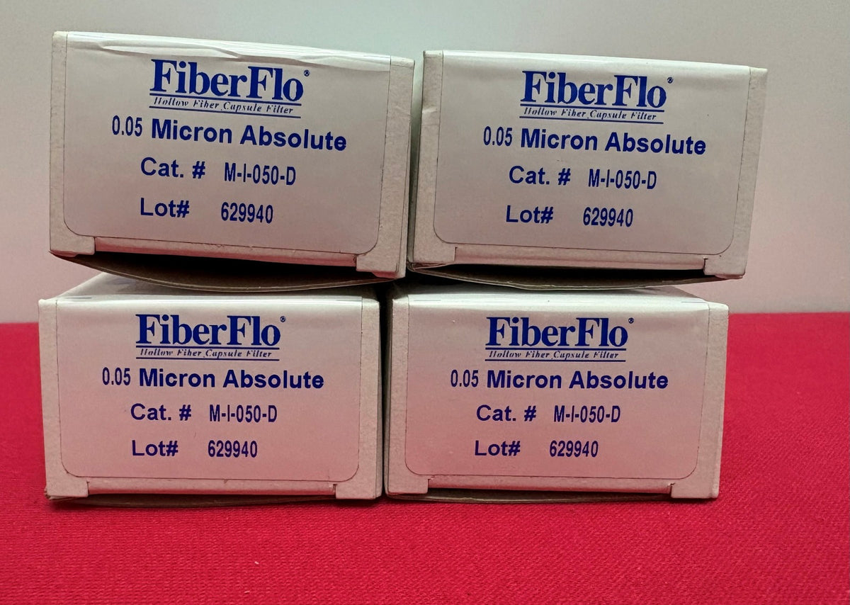 FIBERFLO ® MINNTECH M-I-050-D  50 HOLLOW FIBER CAPSULE FILTER 0.05 µm - QTY 4
