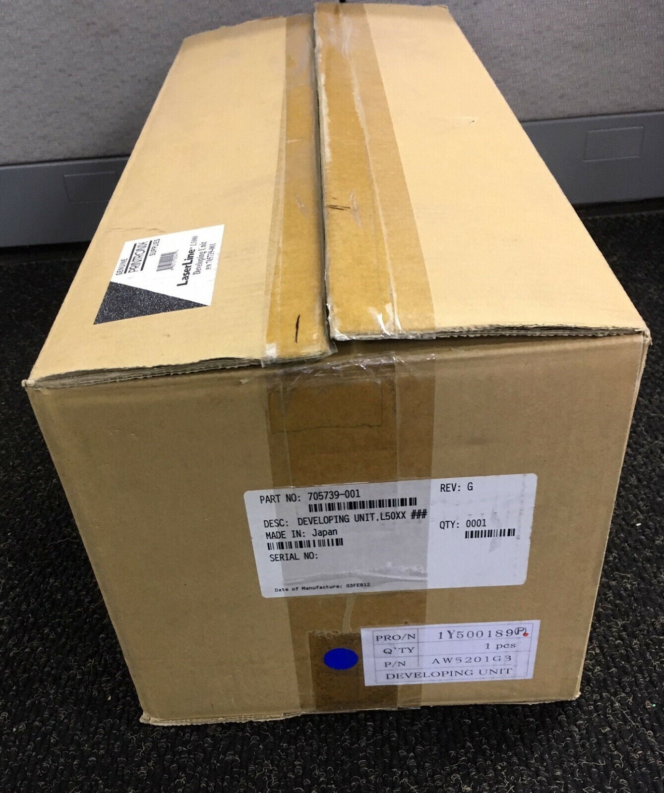 NEW - PRINTRONIX LASERLINE SUPPLIES 705739-01 REV G DEVELOPING UNIT L5000