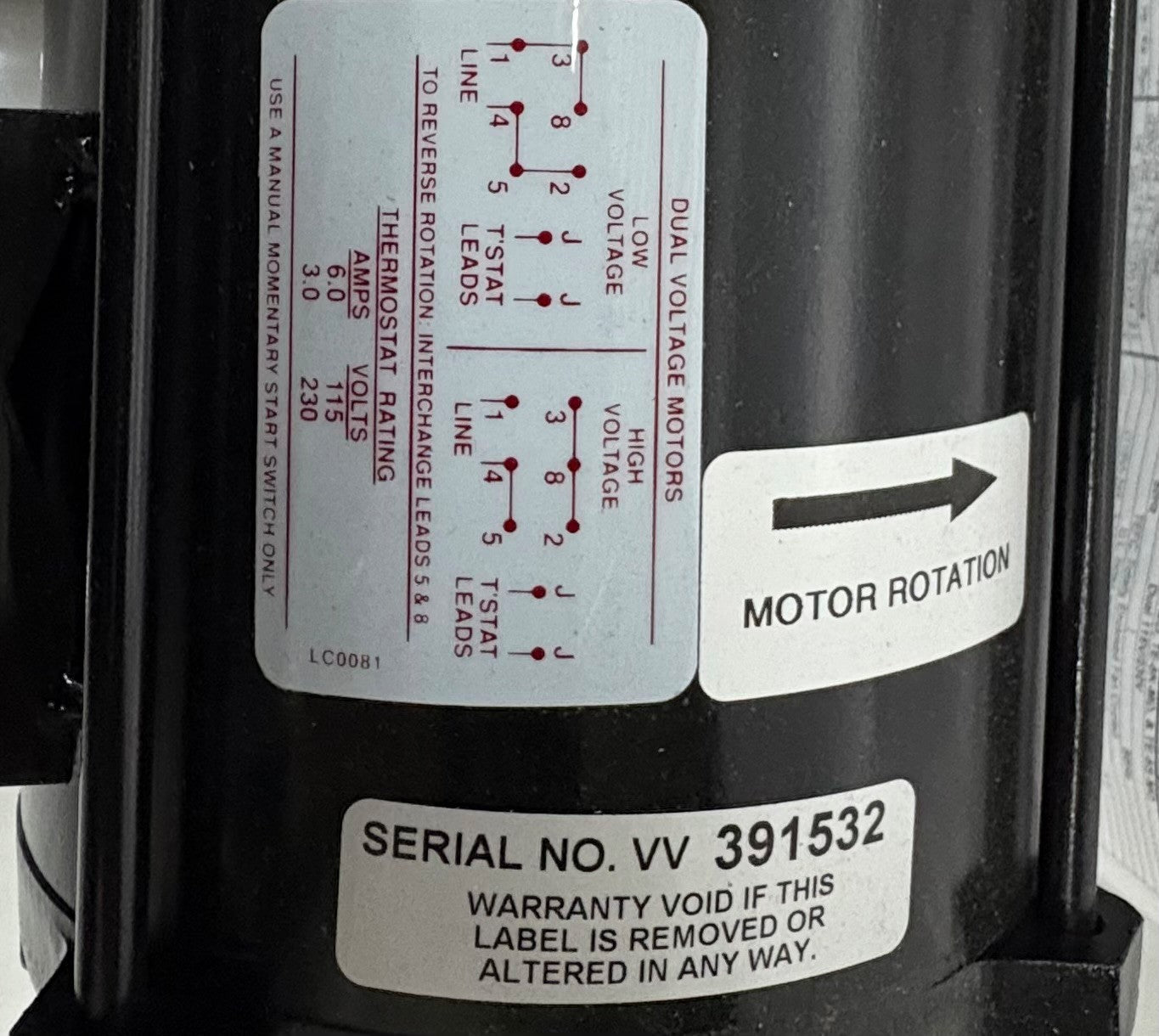 MARCH PUMPS TE-5C-MD 1 PH SN 391532 XP 0150-0026-0400 W/ BALDOR MOTOR CC-550712