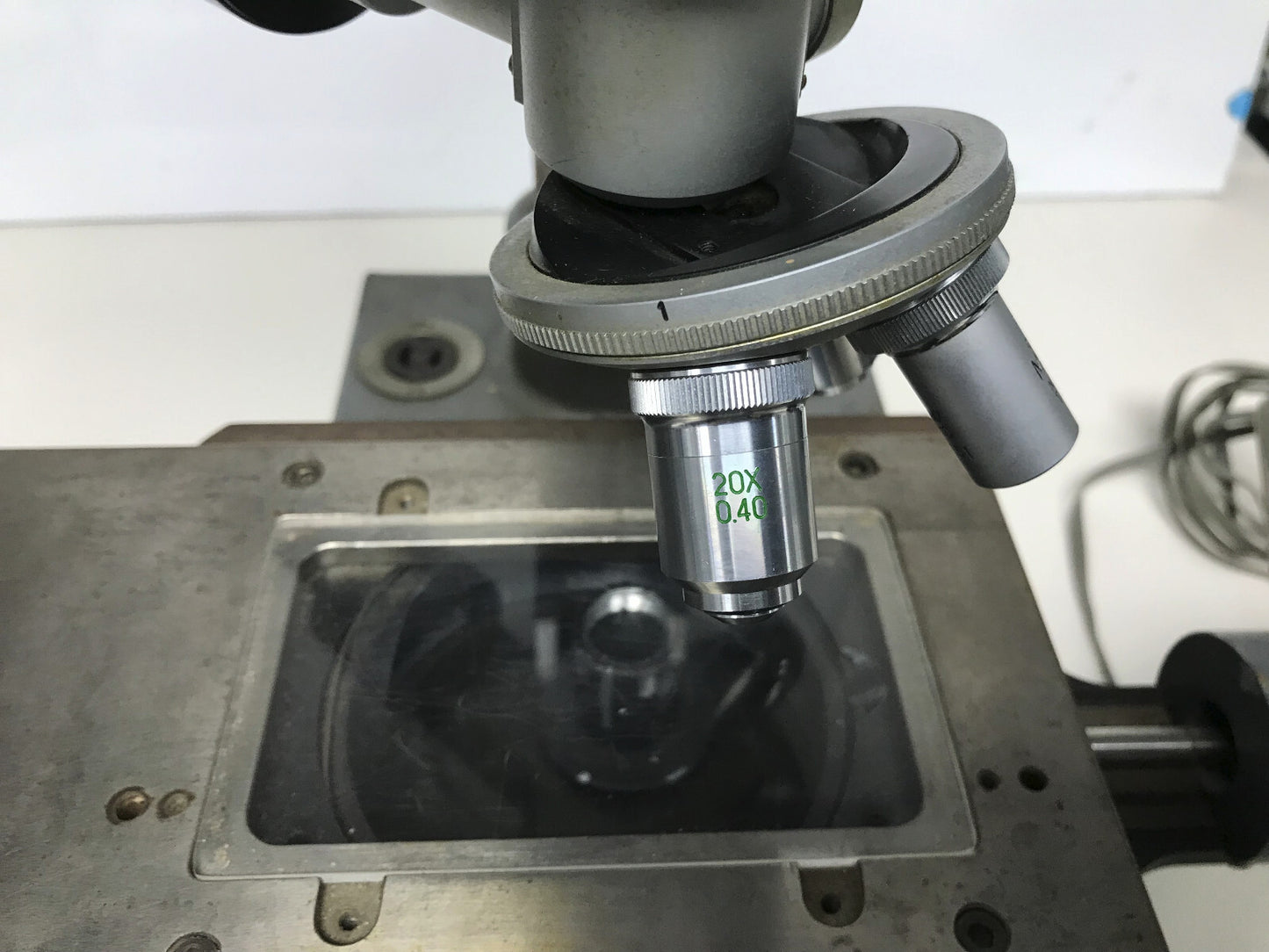 SIMPLEX MULTIPURPOSE MICROSCOPE OPTO-METRIC TOOLS INC FOR PARTS / REPAIR