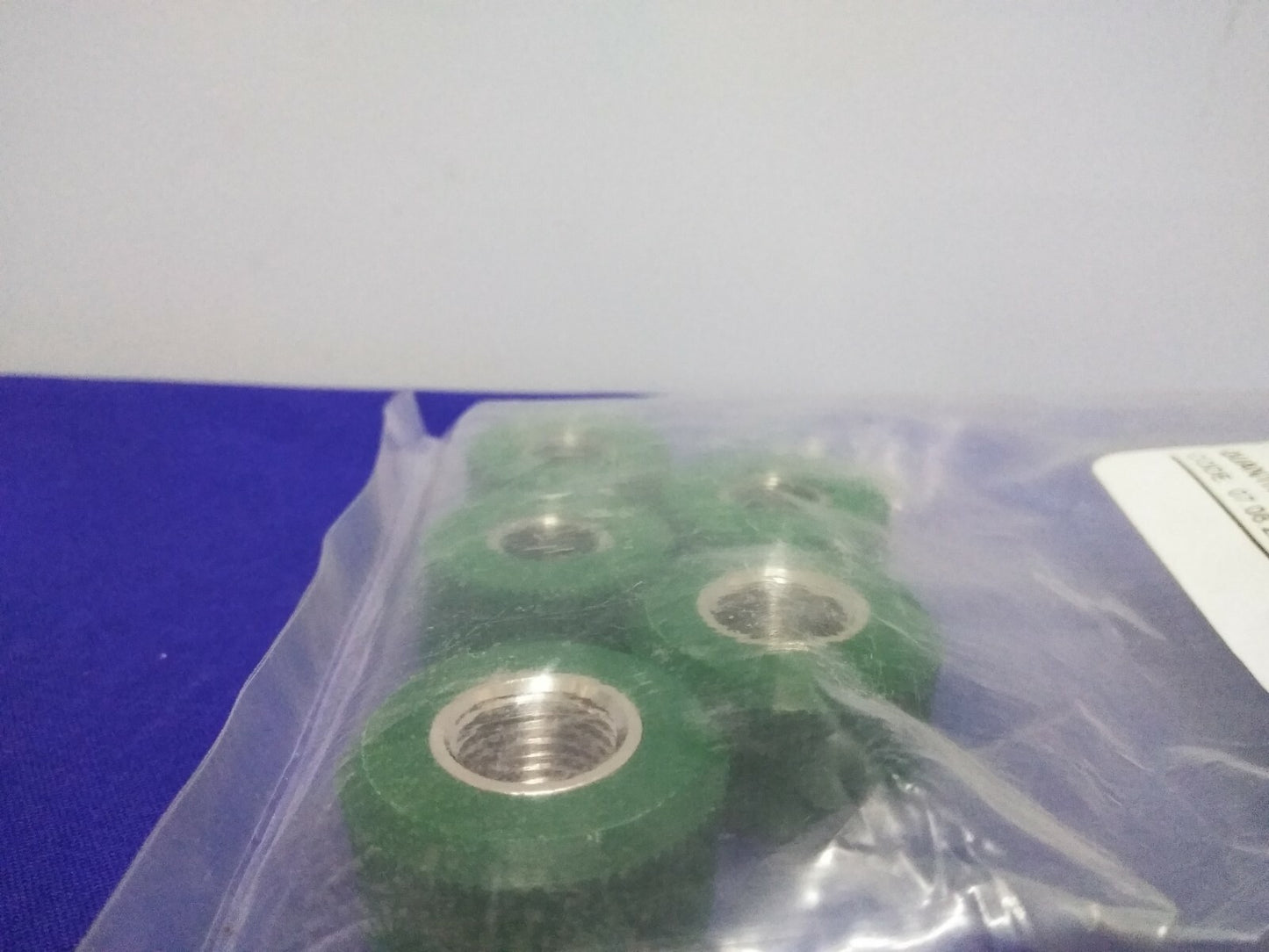 AY CORPORATION 1244HT NUT DISS 1240 HAND-TIGHT GREEN