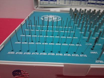 Meyer Gage C105 Minus Pin Gage Set .0115 - .2505 240 Pcs COMPLETE Class Z
