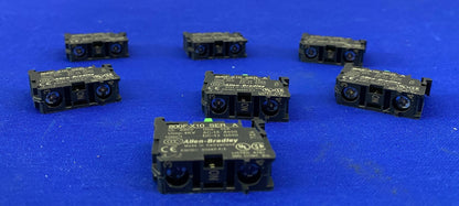 Allen Bradley AB 800F-X10 / 800FX10  SER A CONTACT BLOCK - 1 LOT QTY 7