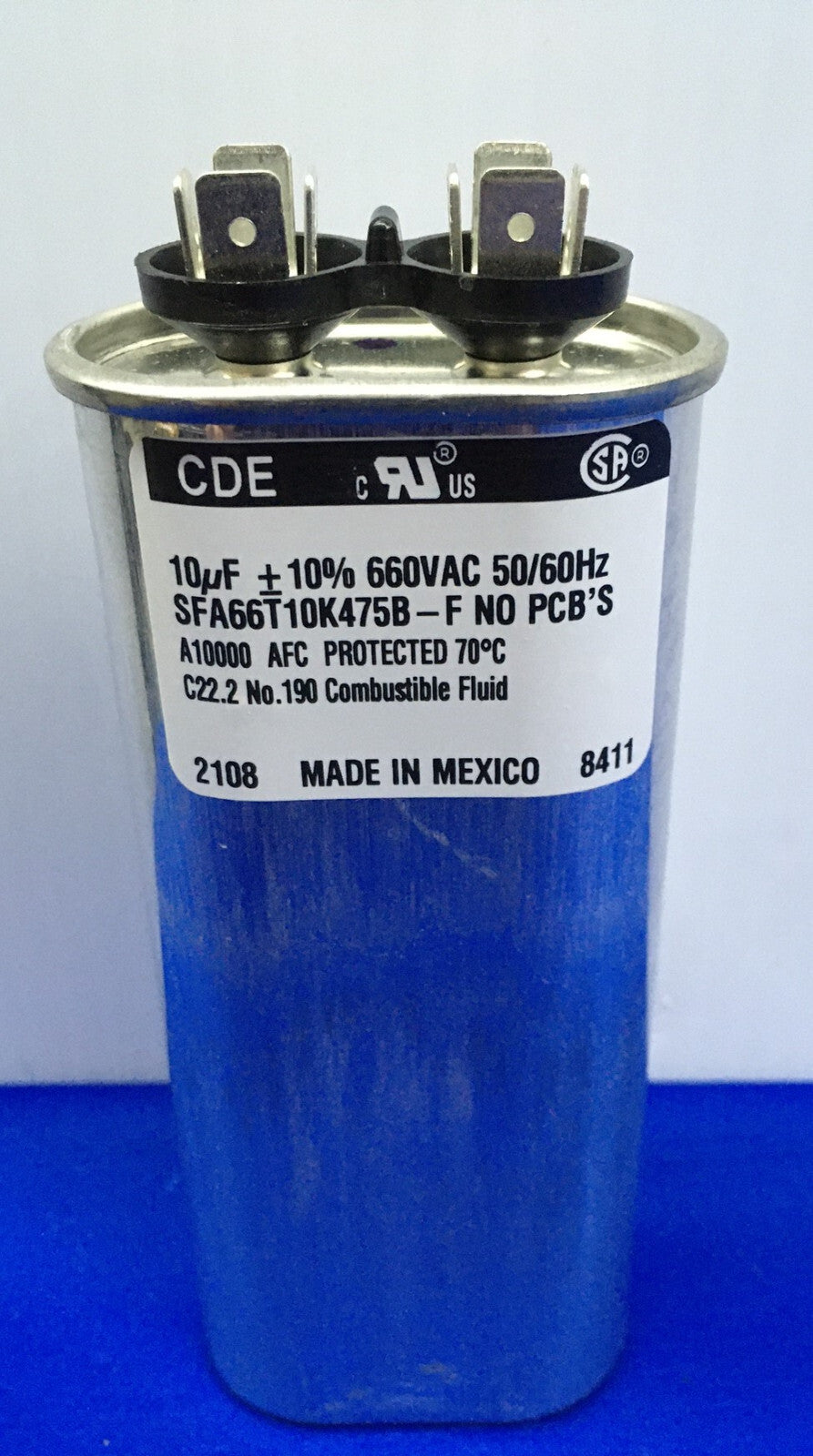 CORNELL DUBILIER ELECTRONICS CDE SFA66T10K475B-F / 338-4451-ND KONDENSATOR