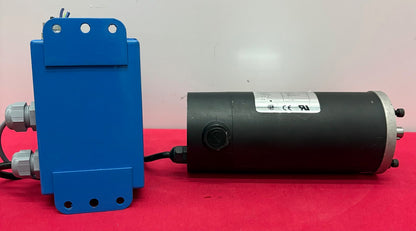 HALLMARK INDUSTRIES MD0090X-A PERMANENT MAGNET DC MOTOR 1/3 HP - PARTS/REPAIR