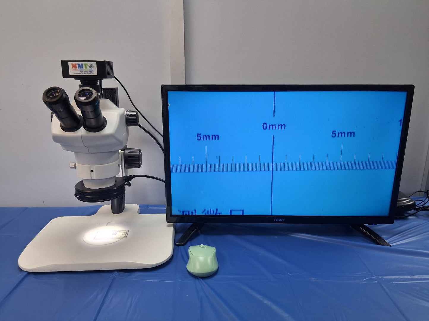 USED MMBT TS-NL Track Stand LED HDMI Microscope Unit 17 8-50X CAMERA & LED LIGHT