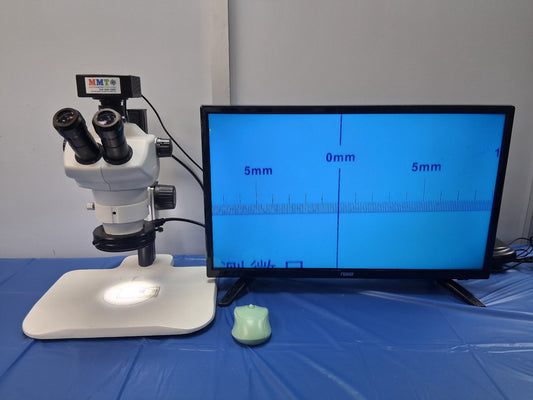 USED MMBT TS-NL Track Stand LED HDMI Microscope Unit 17 8-50X CAMERA & LED LIGHT