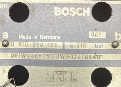 BOSCH 0810090133 081WV06P1N170WS024/00A0 PMAX 315 VENTIL