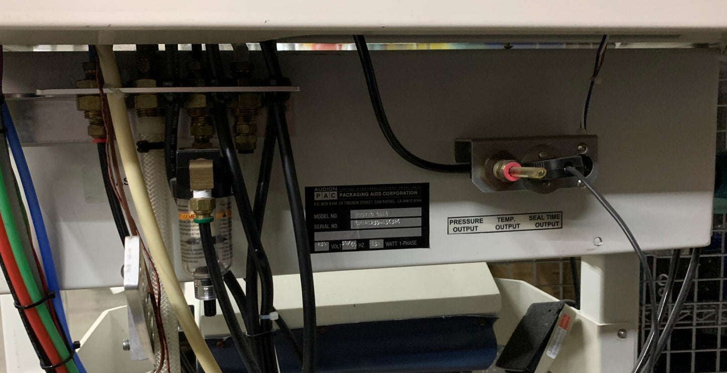 PAC PACKAGING AIDS MEDVAC GA18 MEDICAL BAG VACUUM IMPULSE SEALER 230V