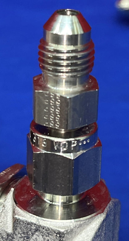 Lotto di 2 valvole a sfera FLOLOK in acciaio inossidabile 312-K-BLK-XP98