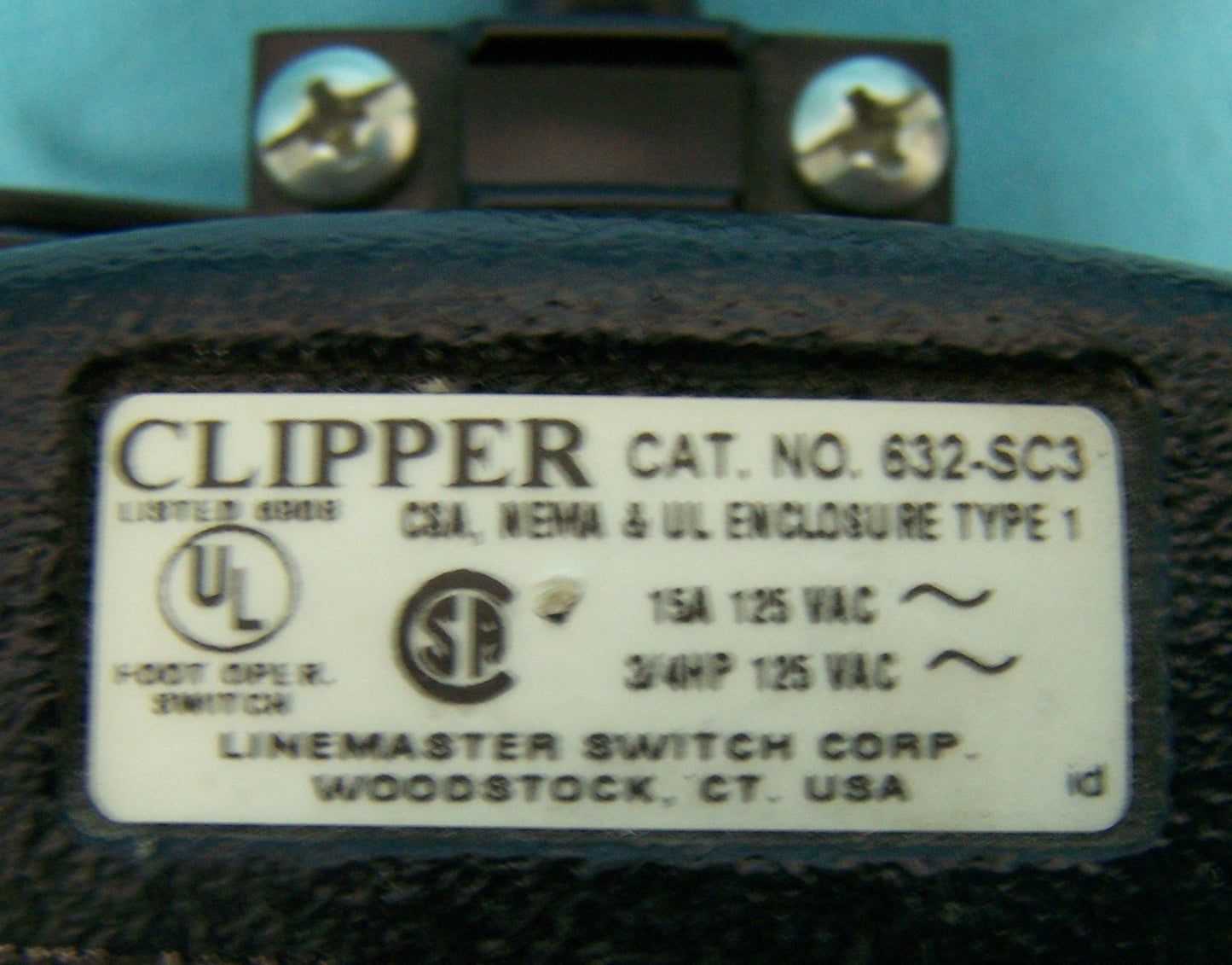 CLIPPER CONTROLLO ELETTRONICO A PEDALE, 632-SC3
