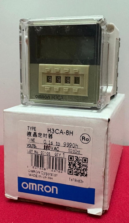 OMRON H3CA-8H TIMER 0.1s TO 9990h 110VAC