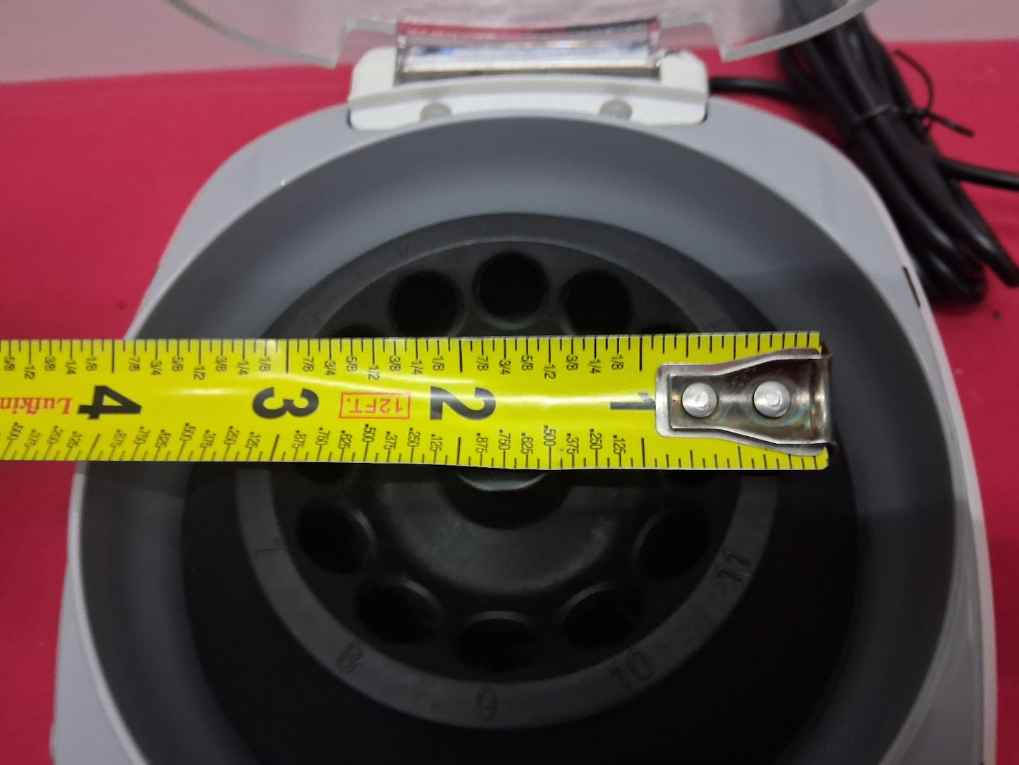 THERMO SCIENTIFIC MYSPIN12 MINI CENTRIFUGE MAX SPEED 12500 RPM MAX 30 MIN TIMER