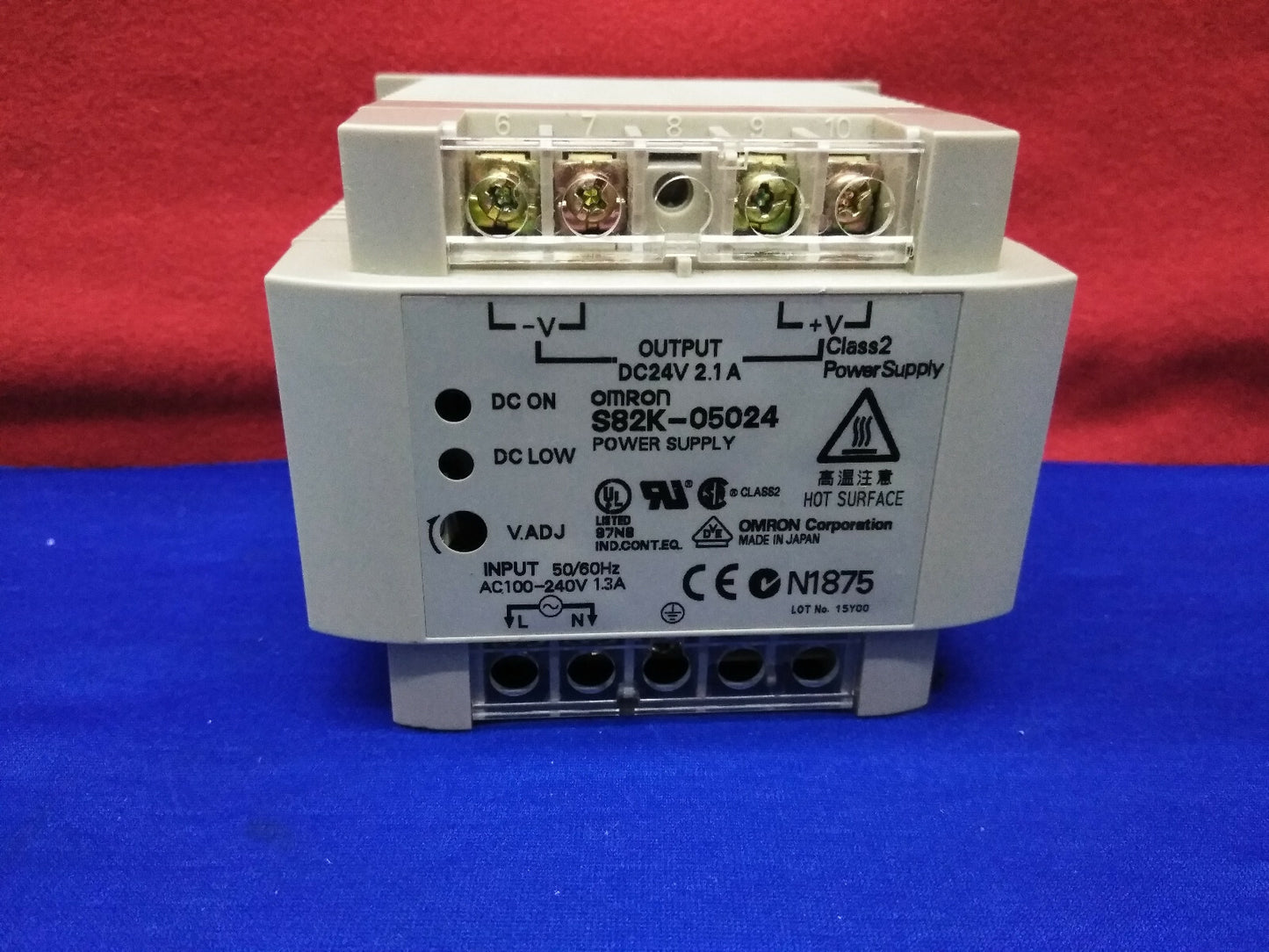 OMRON S82K-05024 VOEDING