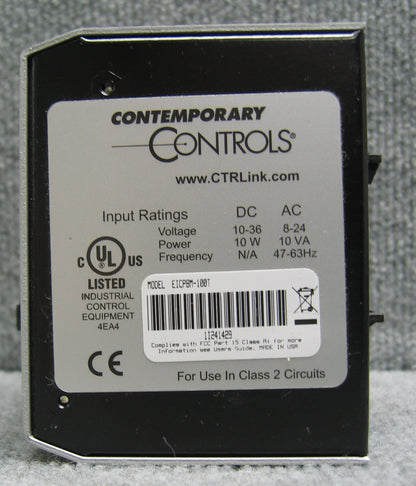 CONTEMPORARY CONTROLS CRTLINK EICP8M-100T 8-POORTS BEHEERDE COMPACTE SWITCH
