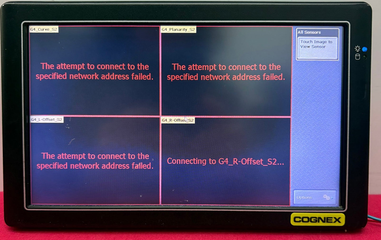 COGNEX VISIONVIEW PMX-090T VV900 OPERATOR INTERFACE (HMI) PANEL,9” PARTS REPAIR