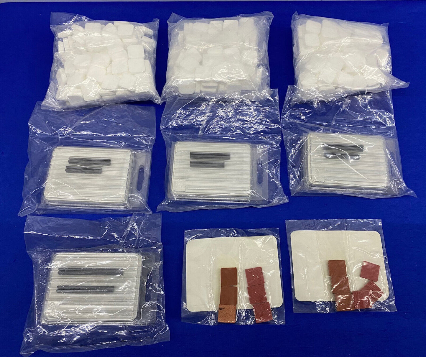 SPRINTER KENNZEICHNUNG - PADS, GUMMIPOLSTER, GUMMI TYP F010X &amp; F08 1 LOT VERSCHIEDENE ARTIKEL