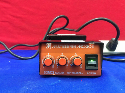 Scinics Co. Multistirrer Stir Bar Control Modello MC-303 3 CANALI