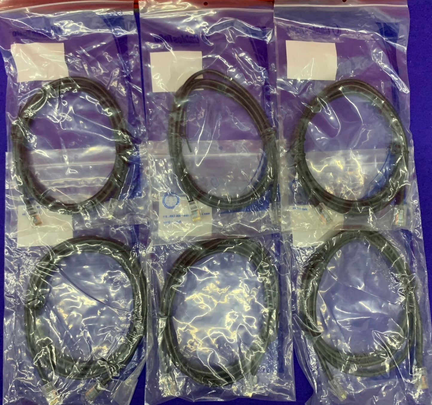 1 lote de 6 unidades - Cables To Go C2G 22683 Cable de conexión de red Ethernet Cat5e de 5 pies 