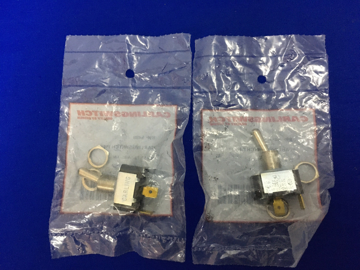 LOT OF 2 CARLINGSWITCH 89F 5488 /89F5488 /89F-5488 / 2FA53-73-TABS-XN SWITCH