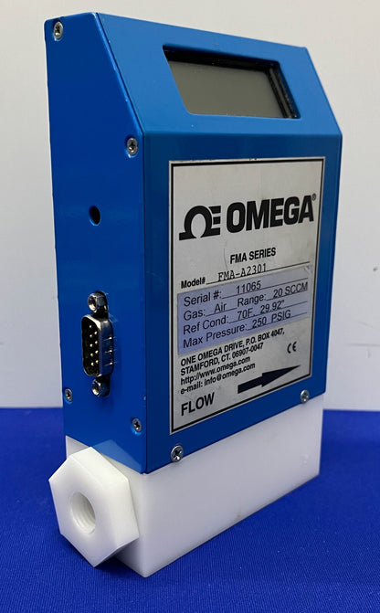 OMEGA ® FMA シリーズ FMA-A2301 質量流量計 - 電源/電源コードなし