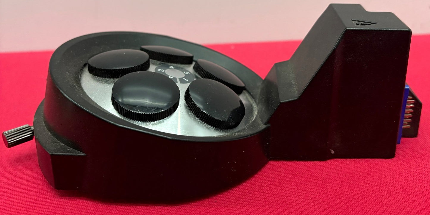 OLYMPUS U-D5BDREMC 5 POSITION MOTORIZED OBJECTIVE TURRET NOSEPIECE PARTS/REPAIR